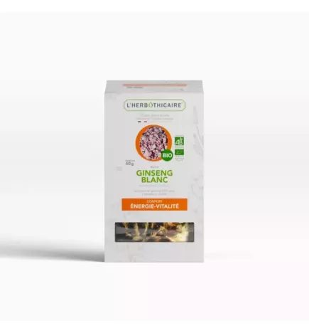 Tisane GINSENG BLANC BIO 50g