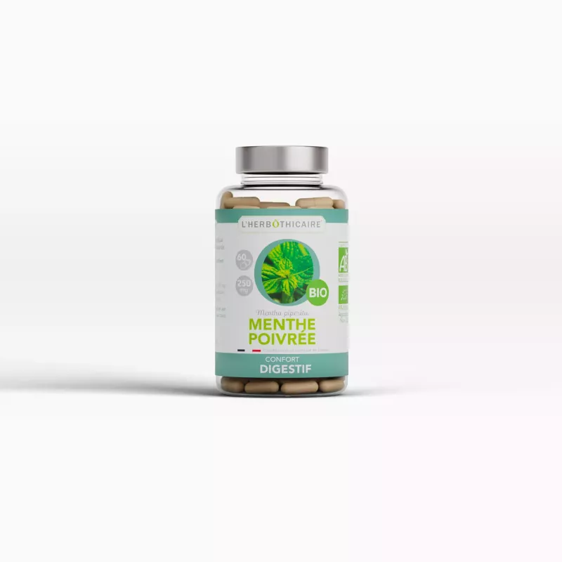Gélules MENTHE POIVRÉE BIO 250mg