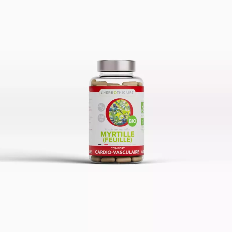 Gélules MYRTILLE (FEUILLE) BIO 250mg