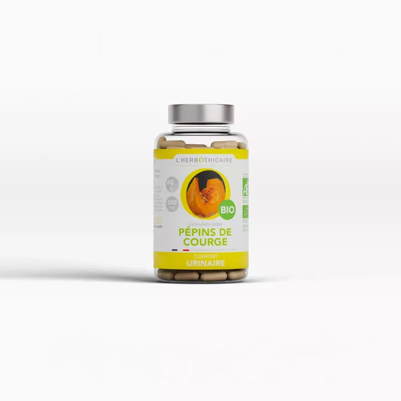 Capsules PÉPINS DE COURGE (HUILE) BIO 500mg