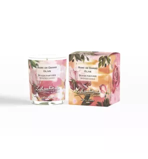 Bougie Rose de Damas Olive 160g