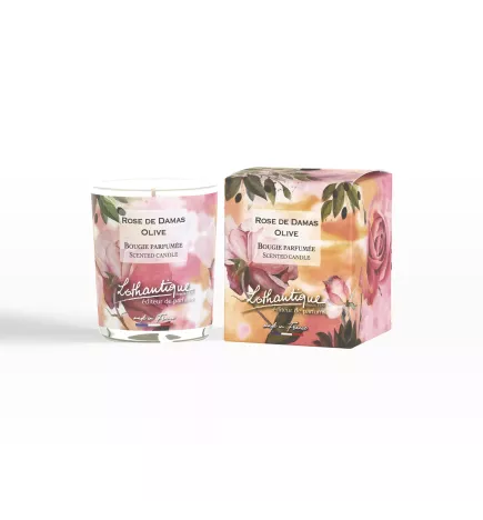 Bougie Rose de Damas Olive 160g