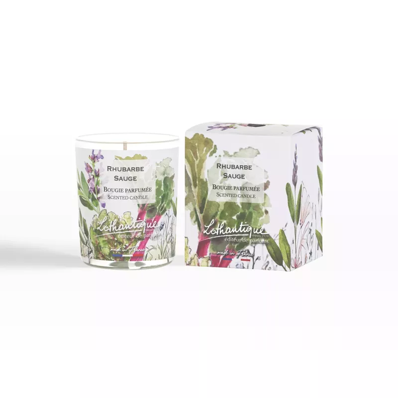 Bougie Rhubarbe Sauge 160g