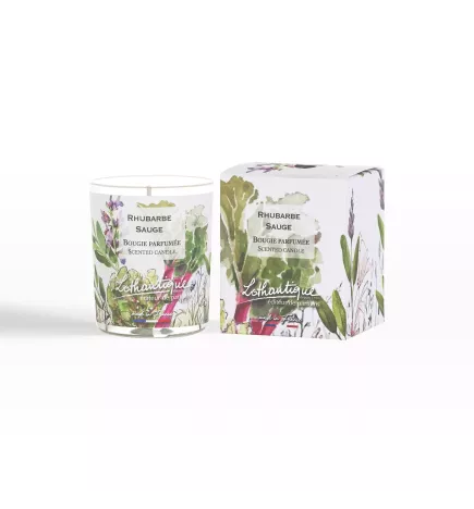 Bougie Rhubarbe Sauge 160g