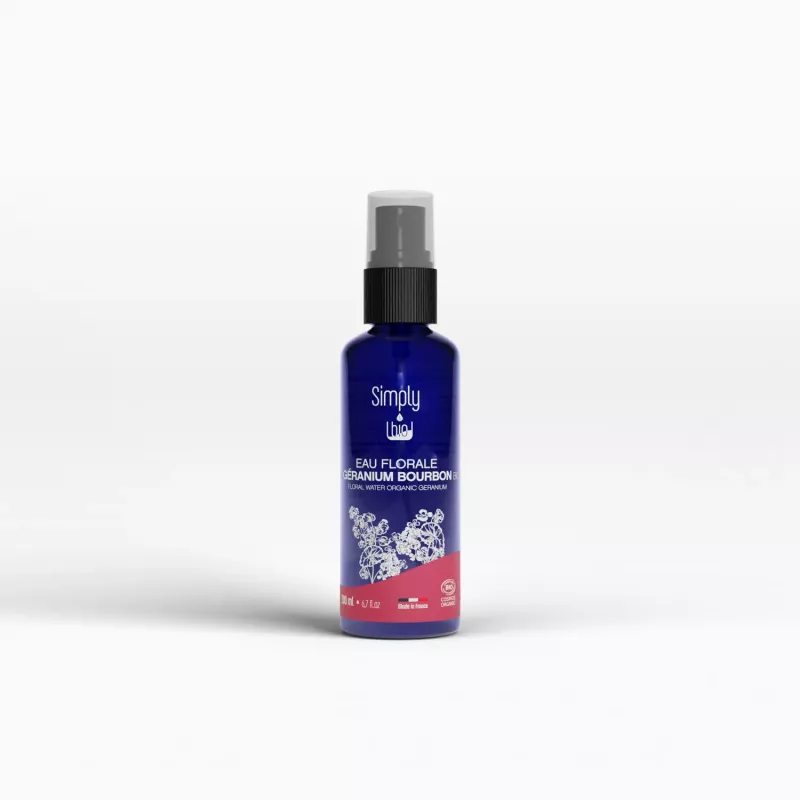 Eau  Florale de Géranium Bourbon Bio 200ml