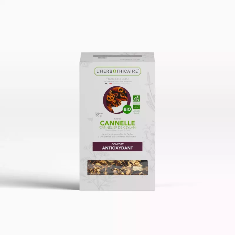 Tisane CANNELLE (CANNELIER DE CEYLAN) BIO 80g