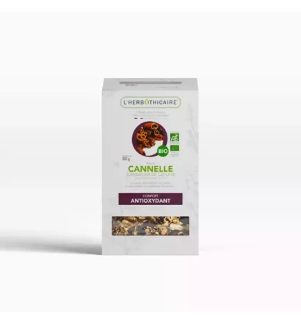 Tisane CANNELLE (CANNELIER DE CEYLAN) BIO 80g